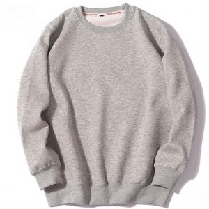 Autumn Mens Crew Neck Sweatshirts , Oversized Round Neck Sweater Regular Sleeve