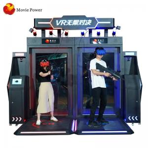 China Multiplayer Big Space Interative 2 Person Vr Shooting Battle Game Machine supplier