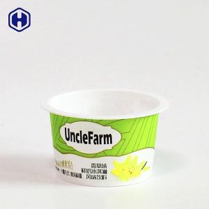 PP Plastic Disposable Ice Cream Cups Aluminium Plastic Foil Sealing