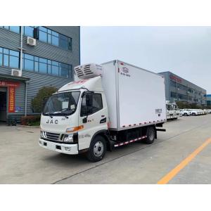 China JAC 4x2 Refrigerator Box Truck Light Duty 5 Tons Freezer Van Truck supplier