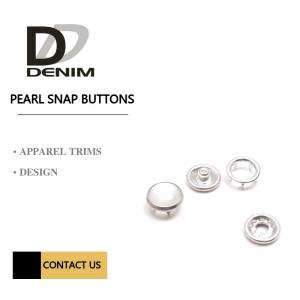 China Denim Shirt & Coat 5 Claw Classic Prong Pearl Snap Buttons supplier