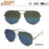 China 2018 fashion metal with 100% UV protection mirrored lens, suitable for men and women wholesale