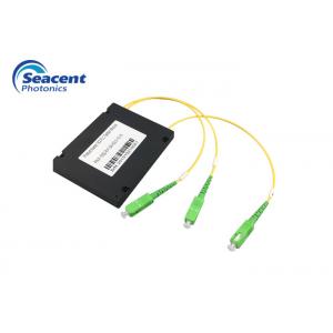 China Single Mode Cassette PLC Splitter 1x2 Plc Optical Splitter 2.00mm supplier
