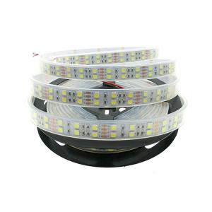 China IP67 Waterproof 12v Led Strip Lights 5050 120 LEDs/m Silicone Tube supplier