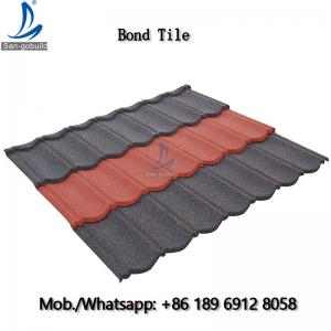 China San-gobuild Roof Tile/Stone Solar Roof Tiles/Stone Coated Metal Roof Tile Steel Roofing Indonesia supplier