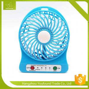China BS-5500 Lithium Battery USB Rechargeable Mini Table Battery Fan supplier