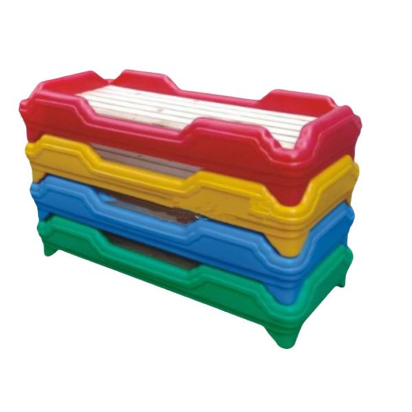 Rotoplastic Child's Cot Applicable to Schools Non-toxic and Odorless Material Safety