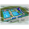 China System Project Inflatable Water Park With Pool Slide For Land CE / UL Certificated wholesale