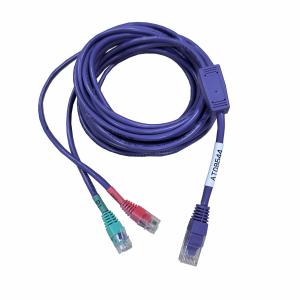 China Cable de patch de réseau à tête de cristal 3000 mm Un général Deux câbles de câblage de branche 081 wholesale