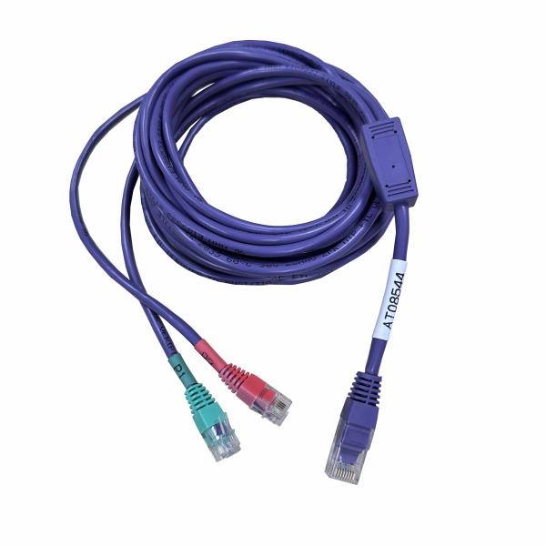 Cable de parche de red de cabeza de cristal 3000mm uno general dos cables ramificados 081