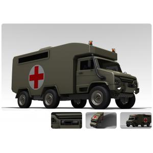 China 160 KW Emergency Medical Vehicle / Mobile Field Hospital With 3.2L Cummins Engine supplier