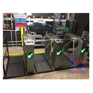 Auto Code Tripod Barcode Scanner Turnstile 304 Stainless Steel For Concert Festival Events