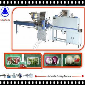 China Trayed Vegetable Packing Machine SWD 2500 Heat Shrink Wrapping Machine supplier