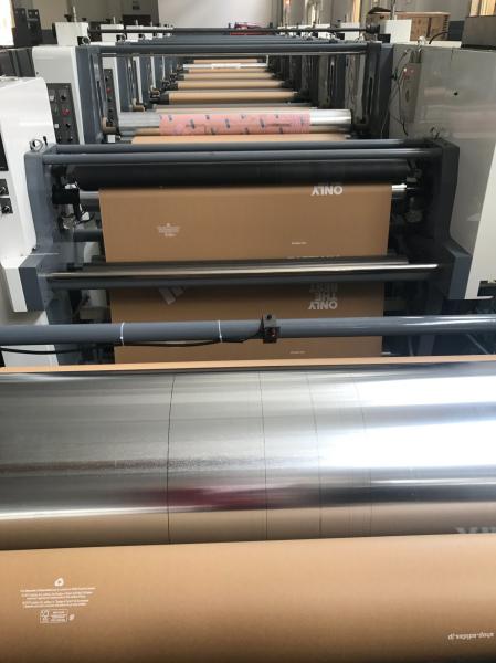 Máquina de impresión flexográfica de alta velocidad con rodillo de anilox cerámico para papel Max. Ancho de la telaraña 1020 mm