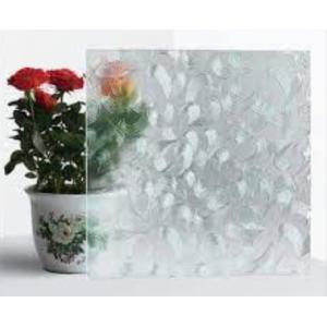 Good Chemical Stability Flat Patterned Glass Used for Interior Decoration and Partition