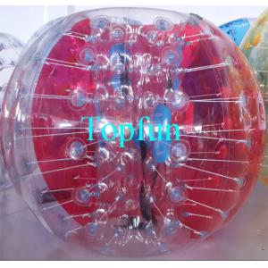 China Colour Inflatable Bumper Ball Human Bubble Soccer Ball Roll In Garden Yard supplier