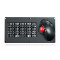 China Compact Format Military Keyboard With 69 Keys And Ergonomic Trackball Mouse on sale
