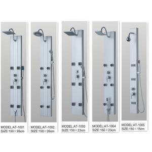 China 130 X 20 / cm Massage Jets Shower Columns Panels tempered glass  for bathroom supplier