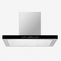 China Modern Glass Stainless Steel T shaped oven hood Wall Mounted Kitchen Exhaust Range Hood on sale