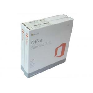 China Genuine Microsoft Office 2016 Key Code Standard Key With 64bit DVD Media 100% Activation Online supplier