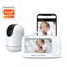 China Video And Temperature Sensor Wireless Video Babyphone Baby Monitor With Additional Features Sound-activated LED Lights wholesale