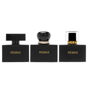China Customizable Glass Perfume Bottle Elegant 50ml With Three Different Lids supplier
