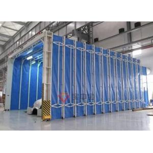 Telescopic Paint Spray Booth For Large Heavy Duty Workpieces Industry Paint Room