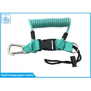 China Flexible Safety Helmet Hard Hat Lanyard With Clip supplier