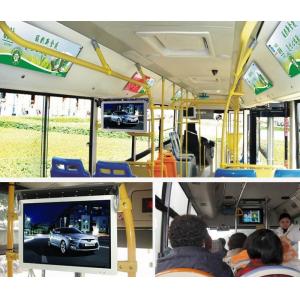 Metal Frame Anti Shake 19 Inch Coach Metro Bus Wireless 4G Advertising LCD Monitor