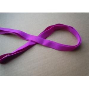 Small Polyester Elastic Binding Tape / Knit Binding Tape Durable