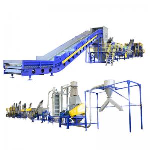 China Industrial Waste Plastic Washing Recycling Machine With Stainless Steel Tank supplier