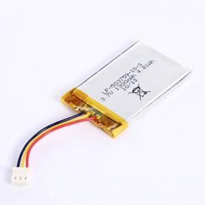 China 503759 Ultra Thin Lithium Polymer Battery Rechargeable 100 Cycles supplier