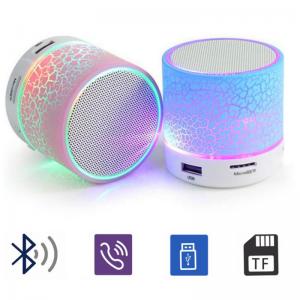 LED Mini Bluetooth Party Speaker Crack TF Wireless Usb Powered Subwoofer