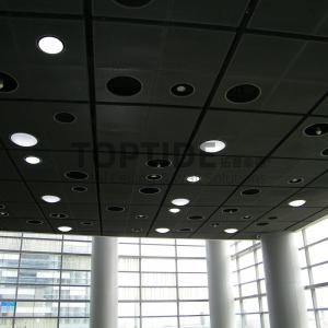China Black /Copper Color Expanded Metal Mesh Decorative Metal Acoustic Ceiling Tiles supplier
