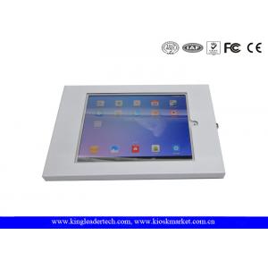 China Full Metal Jacket Ipad Kiosk Stand 9.7 Inch Tablets With Key Locking Accessories supplier