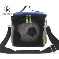 China Polyester Soccer Sport Bags , Outdoor Black Basketball / Football Carrying Bag on sale