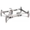 China Stainless Steel Chafing Dish Mechanical Hinge Lid 9.0Ltr Food Pan Buffet Cookwares Electric or Sterno Heat Source wholesale
