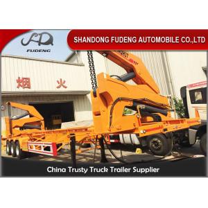 China 40ft Side Loader Trailer Chassis Truck Trailer , China Box Loader Side Lifter Truck supplier