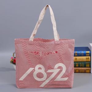 High Capacity Durable Reusable Cotton Shopping Bags Ladies Fashion Handbags
