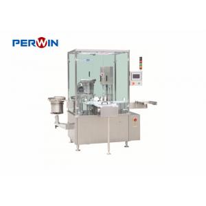 Vial Filling Capping And Labeling Machine For Small Volume Round Bottles