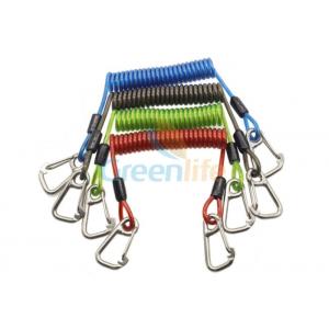 China 316 Stainless Steel Clips Coiled Tool Lanyard supplier