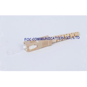 China FTTH Networks Fibre Optic Connector , SC FC ST LC MM Patch Cord Connector supplier