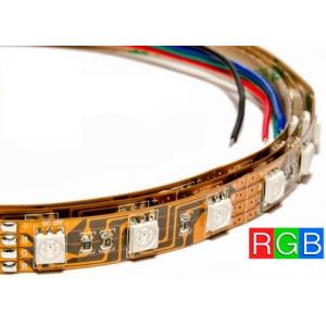 China SMD5050 RGB flexible led strip light colour changing supplier