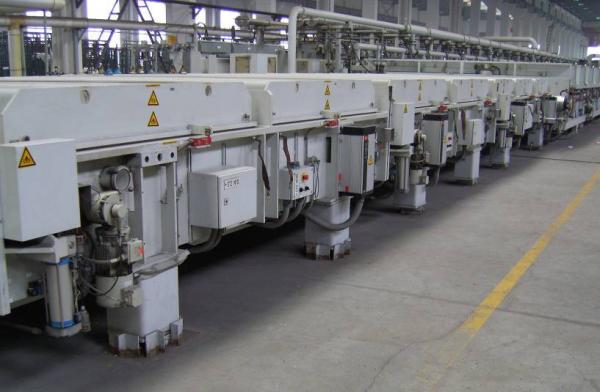 Multi Chamber Continuous Vacuum Coating System With Touch Screen Control