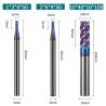2/4 Flutes Solid Tungsten Carbide End Mill HRC 55/60/65/70 CNC Square Face End Milling Cutter Customizable OEM for Metal Fresas