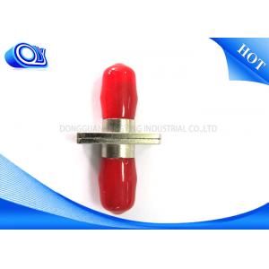 China ST Square Mount Metal ST UPC Metal type 0.2dB  insertion loss Fiber Optic Cable Adapter For Communication supplier