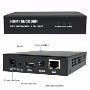 Independent Audio RTMP RTSP IPTV Video Streaming Encoder With H.264 Compression Format