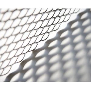 China Building Protection Steel Expanded Metal Mesh Easy To Fabricate Manor Red Color supplier