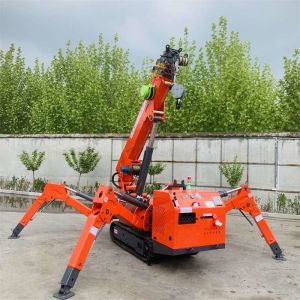 China Ascenseur Crane Machine de rotation de 360 degrés 3-12 Ton Customized Spider Crawler Crane à télécommande supplier