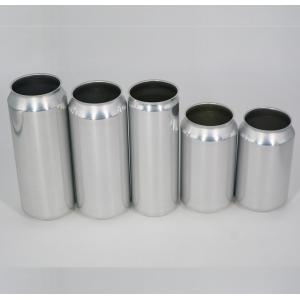 China 52mm 330ml Aluminum Alcoholic Beverage Cans 3.9GSM Coating supplier